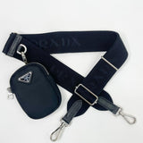 PRADA RE EDITION 2005 BLK NYLON CROSSBODY