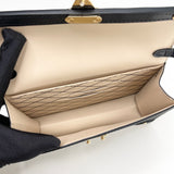 LOUIS VUITTON TRUNK CHAIN WALLET MULTI WAY BAG IN BLK LEA & GHW