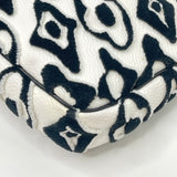 LIMITED EDITION LOUIS VUITTON X URS FISCHER TUFTED MONO BLK & WHT POCHETTE ACCESSORIES