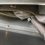 DOLCE & GABBANA DG LOGO BLK LEA CROSSBODY / CLUTCH BAG