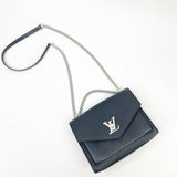LOUIS VUITTON MYLOCKME CHAIN BAG IN BLK GRAINED CALFSKIN LEA & SHW