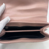 SAINT LAURENT YSL TOY LOULOU IN LT PINK LEATHER WITH SHW