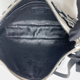 LIMITED EDITION LOUIS VUITTON X URS FISCHER TUFTED MONO BLK & WHT POCHETTE ACCESSORIES