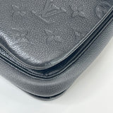 LOUIS VUITTON POCHETTE METIS BLK MONO EMPREINTE LEA