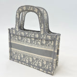 CHRISTIAN DIOR GRAY OBLIQUE MINI BOOK TOTE