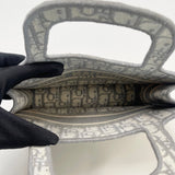 CHRISTIAN DIOR GRAY OBLIQUE MINI BOOK TOTE