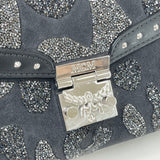 MCM MILLIE BLK SPARKLE CHAIN CROSSBODY