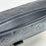 LOUIS VUITTON POCHETTE METIS BLK MONO EMPREINTE LEA