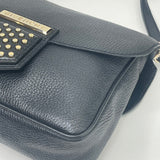 GIVENCHY NOBILE CROSSBODY IN BLK SOFT PEBBLED LEA & GHW