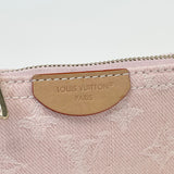 LOUIS VUITTON KEY POUCH IN MONOGRAM PINK DENIM & GHW