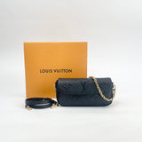 LOUIS VUITTON IVY WALLET ON CHAIN IN BLK EMPREINTE LEA