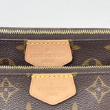 LOUIS VUITTON MONOGRAM MULTI POCHETTE ACCESSORIES W PINK STRAP