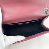SAINT LAURENT KATE IN MAUVE GRAIN DE POUDRE LEATHER W SHW