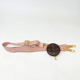 LOUIS VUITTON MONOGRAM MULTI POCHETTE ACCESSORIES W PINK STRAP