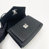 LOUIS VUITTON MYLOCKME CHAIN BAG IN BLK GRAINED CALFSKIN LEA & SHW