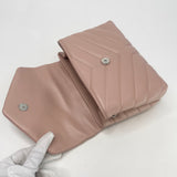 SAINT LAURENT YSL TOY LOULOU IN LT PINK LEATHER WITH SHW