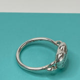 RETURN TO TIFFANY FULL HEART STERLING SILVER RING sz 50