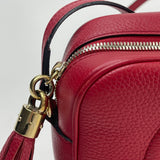 GUCCI RED LEA SOHO DISCO CROSSBODY