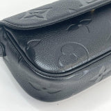 LOUIS VUITTON IVY WALLET ON CHAIN IN BLK EMPREINTE LEA