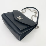 LOUIS VUITTON MYLOCKME CHAIN BAG IN BLK GRAINED CALFSKIN LEA & SHW