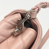 SAINT LAURENT YSL TOY LOULOU IN LT PINK LEATHER WITH SHW