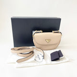PRADA ARQUE FLAP BAG IN TAVERTINO ( CRM ) NAPPA
LEA & GHW