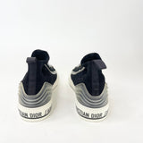 CHRISTIAN DIOR WALK’IN BLK MACROCANNAGE TECHNICAL MESH SNEAKERS sz 38