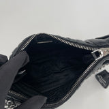 PRADA RE EDITION 2005 BLK NAPPA GAUFRE LEATHER CROSSBODY * Hard to get in this leather *