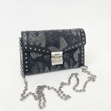 MCM MILLIE BLK SPARKLE CHAIN CROSSBODY