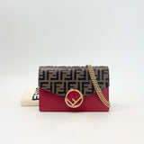 FENDI ZUCCA & RED LEA WOC
