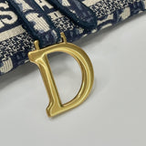 CHRISTIAN DIOR OBLIQUE SLIM SADDLE POUCH/ CROSSBODY/ BELT BAG