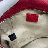 GUCCI RED LEA SOHO DISCO CROSSBODY