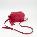 GUCCI RED LEA SOHO DISCO CROSSBODY