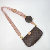 LOUIS VUITTON MULTI POCHETTE ACCESSORIES IN LIGHT PINK