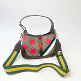 GUCCI LIMITED EDITION SUPREME CANVAS & POLKA DOT JACKIE 1961 HOBO BAG