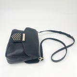 GIVENCHY NOBILE CROSSBODY IN BLK SOFT PEBBLED LEA & GHW