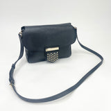 GIVENCHY NOBILE CROSSBODY IN BLK SOFT PEBBLED LEA & GHW