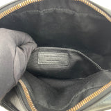 SAINT LAURENT LOU CAMERA CROSSBODY IN BLK LEA & SHW