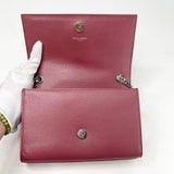 SAINT LAURENT KATE IN MAUVE GRAIN DE POUDRE LEATHER W SHW