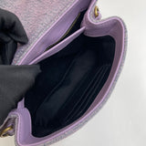 SAINT LAURENT TOY LOULOU IN LILAC DENIM & LEA WITH GHW * HARD TO GET *