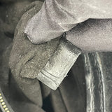 CELINE MEDIUM PHANTOM LUGGAGE IN BLK STAMPED CROC CALFSKIN TOTE