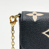 LOUIS VUITTON FELICIE POCHETTE MONO EMPREINTE LEA + CARD HOLDER INSERT