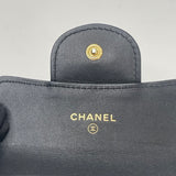 CHANEL 2.55 REISSUE BLK LEA W GHW FLAP CARD CASE/ WALLET