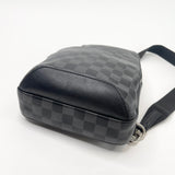 LOUIS VUITTON AVENUE SLING BAG IN BLK DAMIER INFINI EMBOSSED LEATHER