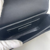 SAINT LAURENT SOLFERINO BAG IN BLK SUEDE LEA & GHW