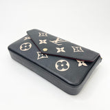 LOUIS VUITTON FELICIE POCHETTE MONO EMPREINTE LEA + CARD HOLDER INSERT