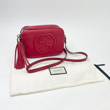 GUCCI RED LEA SOHO DISCO CROSSBODY