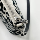 LIMITED EDITION LOUIS VUITTON X URS FISCHER TUFTED MONO BLK & WHT POCHETTE ACCESSORIES