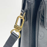 LOUIS VUITTON POCHETTE METIS BLK MONO EMPREINTE LEA