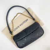 LOUIS VUITTON IVY WALLET ON CHAIN IN BLK EMPREINTE LEA